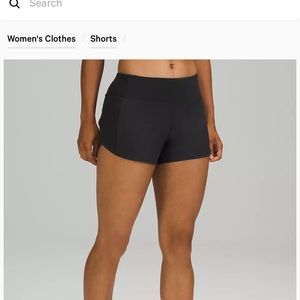 Lululemon Speed Up Mid-Rise Short 4"